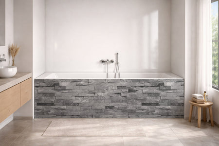 Badewannenverkleidung Steinoptik