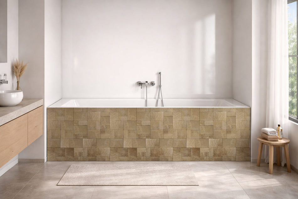 Badewannenverkleidung Steinoptik