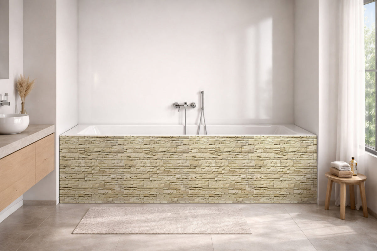 Badewannenverkleidung Steinoptik