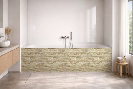 Badewannenverkleidung Steinoptik
