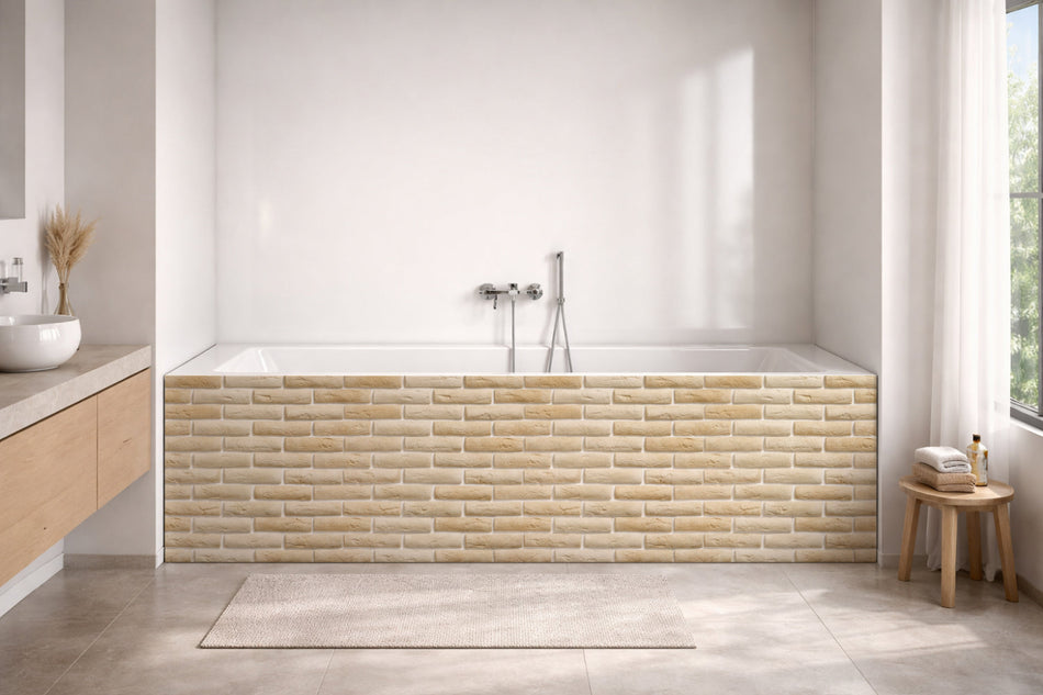 Badewannenverkleidung Steinoptik