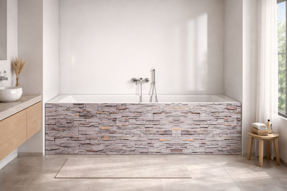 Badewannenverkleidung Steinoptik