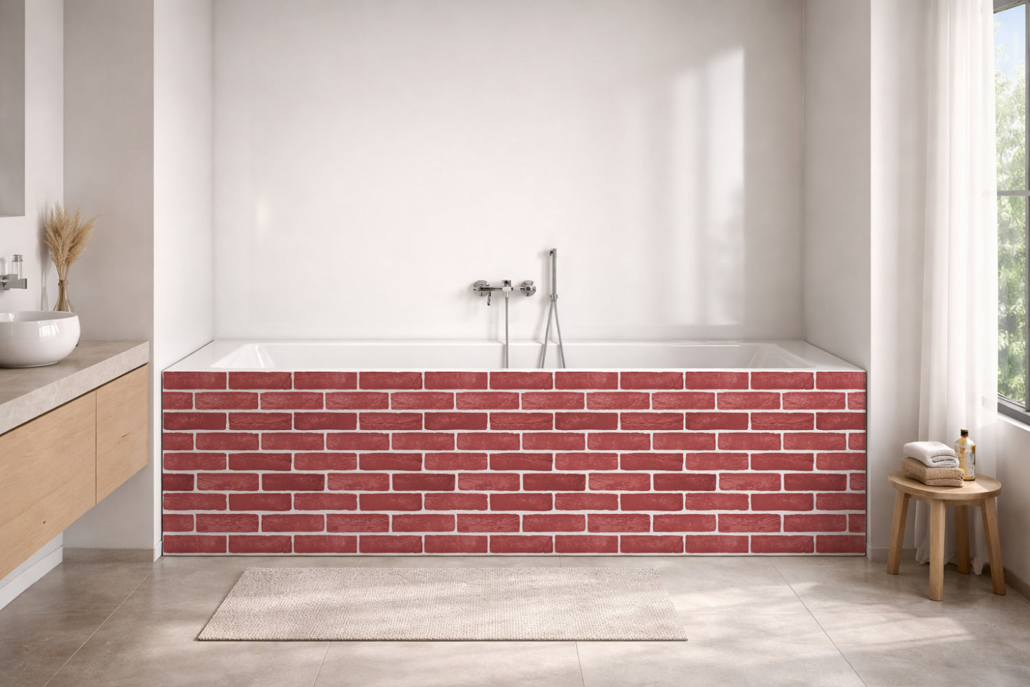 Badewannenverkleidung Steinoptik