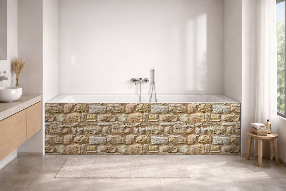 Badewannenverkleidung Steinoptik