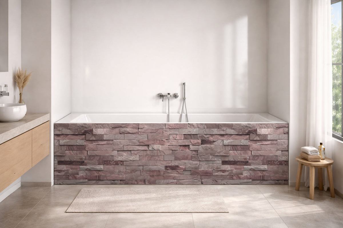 Badewannenverkleidung Steinoptik