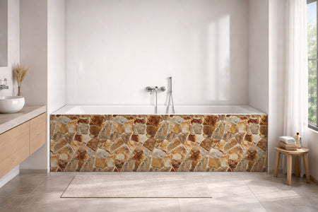 Badewannenverkleidung Steinoptik