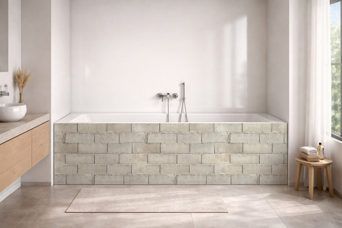 Badewannenverkleidung Steinoptik