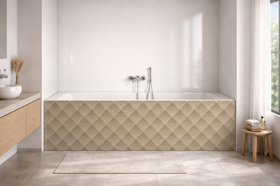 Badewannenverkleidung Steinoptik