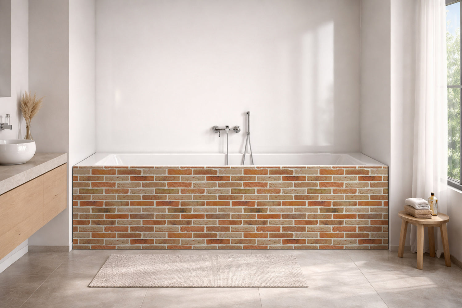 Badewannenverkleidung Steinoptik