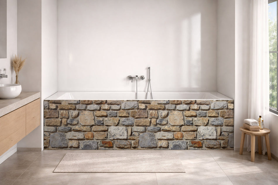 Badewannenverkleidung Steinoptik