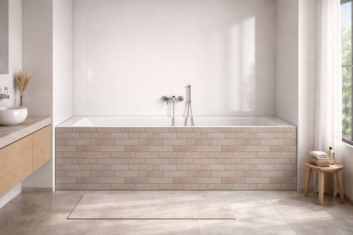 Badewannenverkleidung Steinoptik