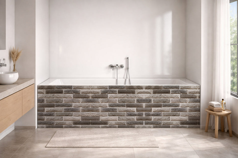 Badewannenverkleidung Steinoptik