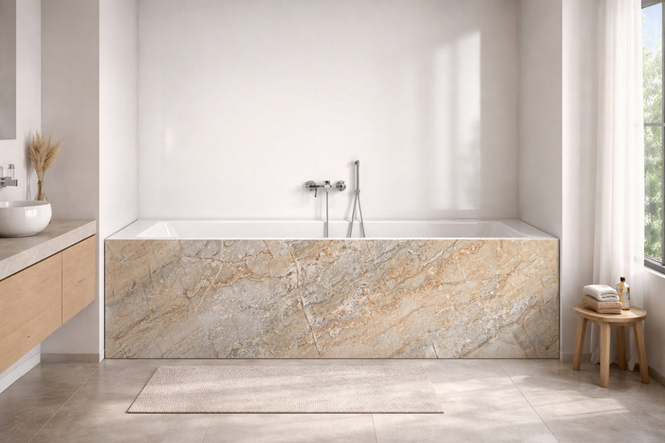 Badewannenverkleidung Steinoptik
