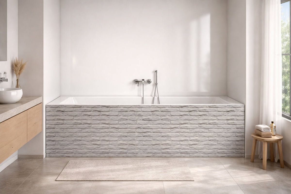 Badewannenverkleidung Steinoptik