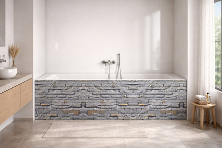 Badewannenverkleidung Steinoptik
