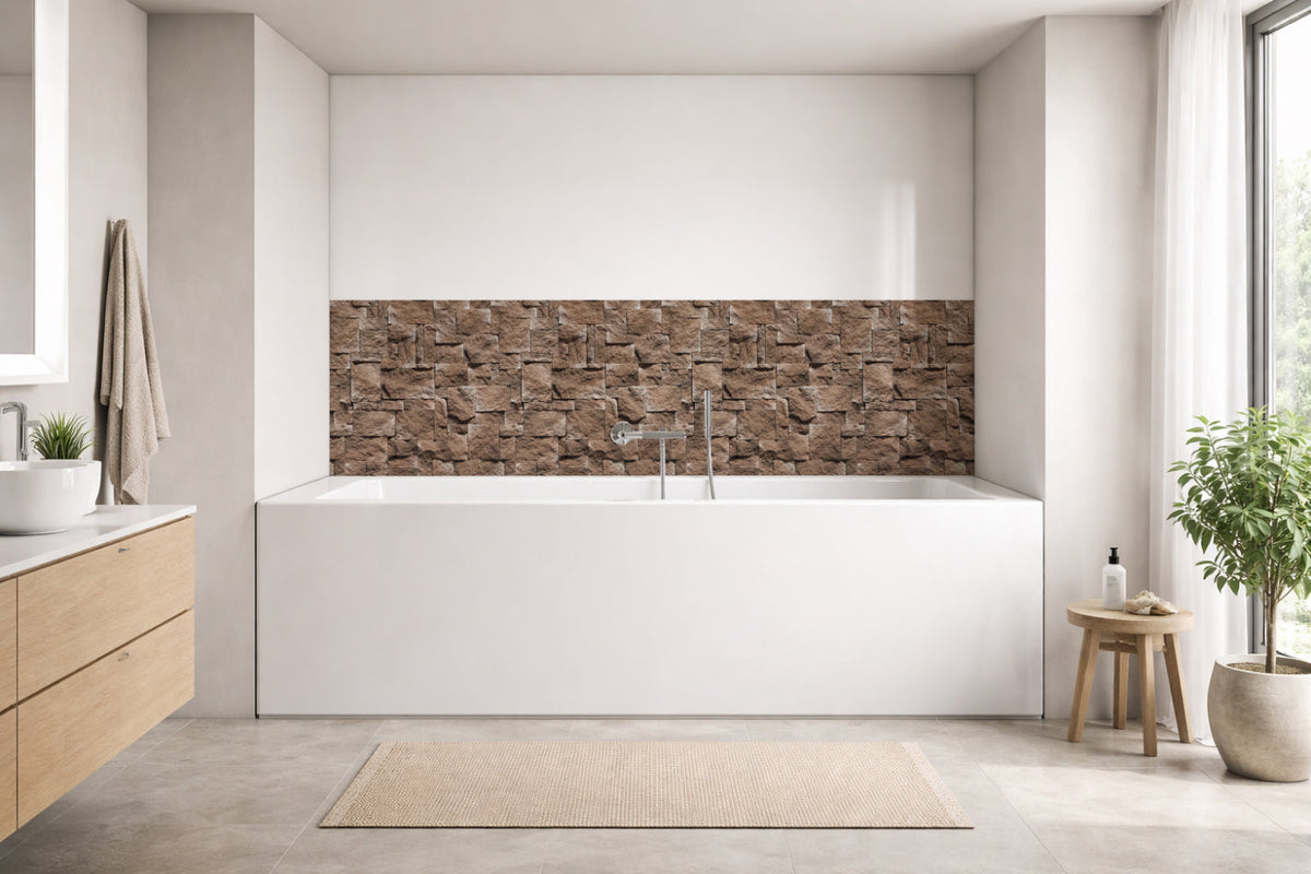 Badewannenverkleidung Steinoptik