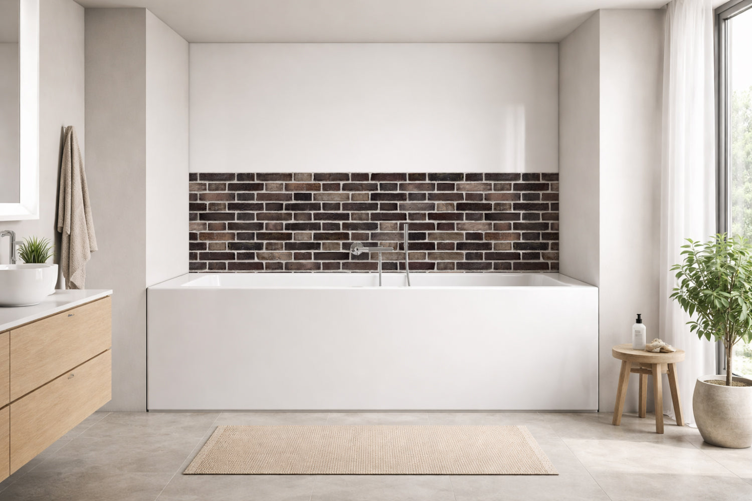 Badewannenverkleidung Steinoptik