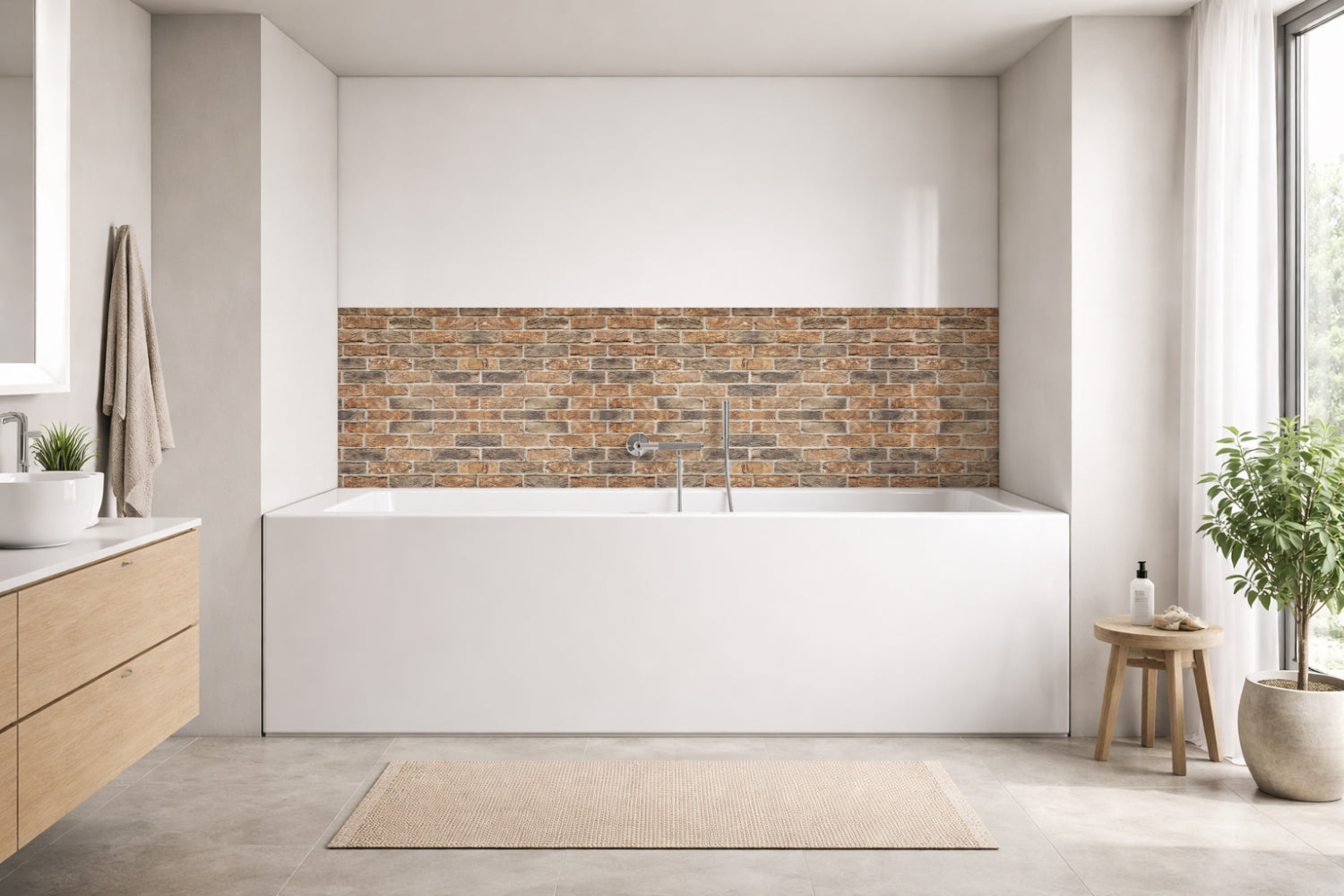 Badewannenverkleidung Steinoptik