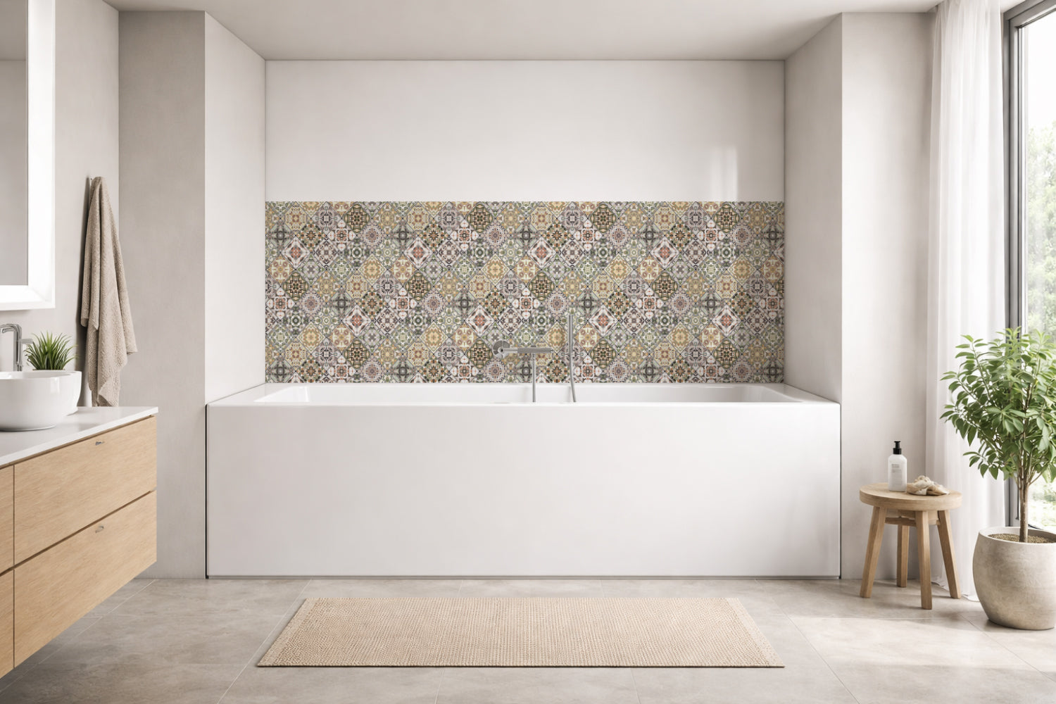 Badewannenverkleidung Patchwork