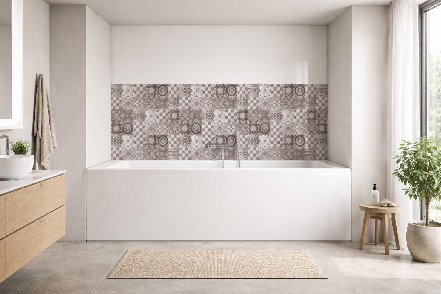 Badewannenverkleidung Patchwork