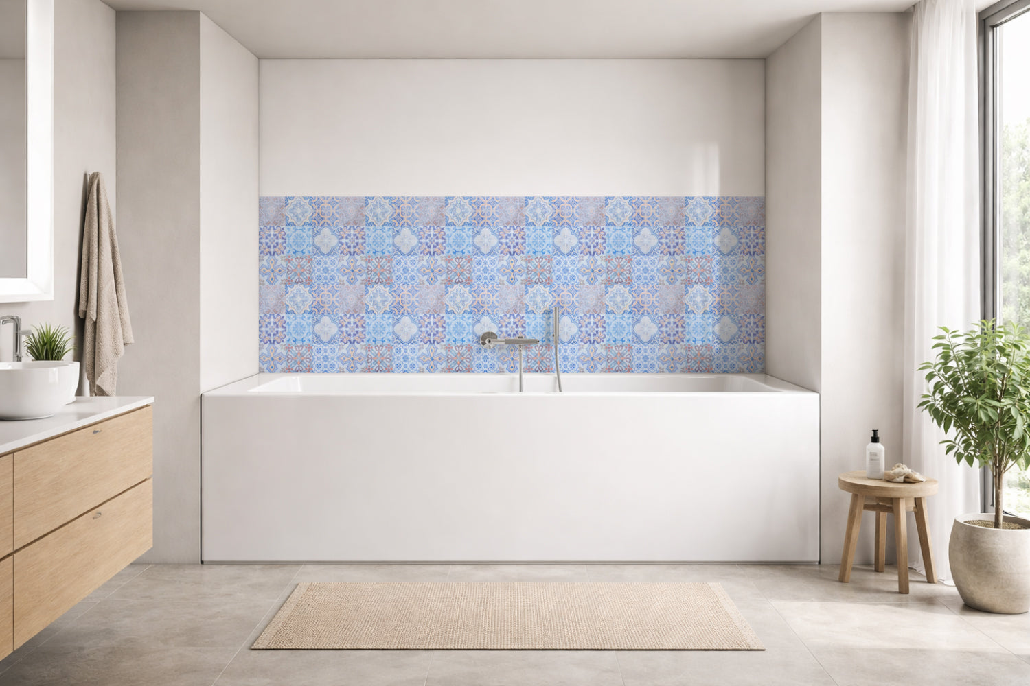 Badewannenverkleidung Patchwork