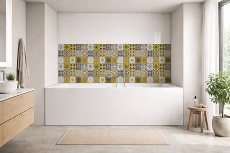 Badewannenverkleidung Patchwork