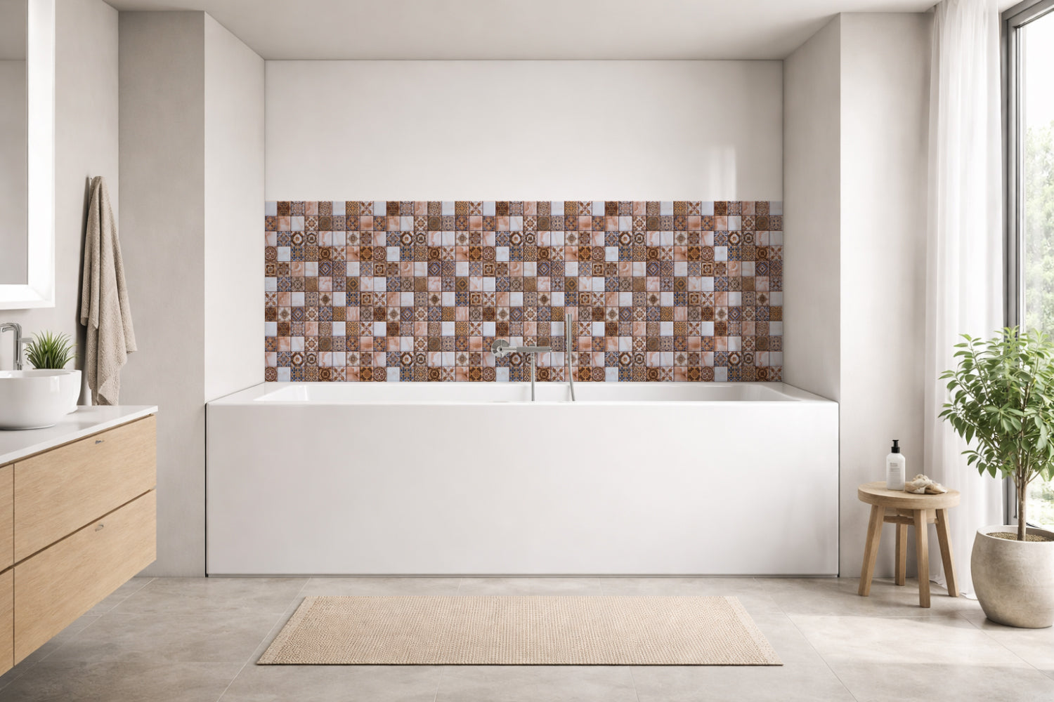 Badewannenverkleidung Patchwork