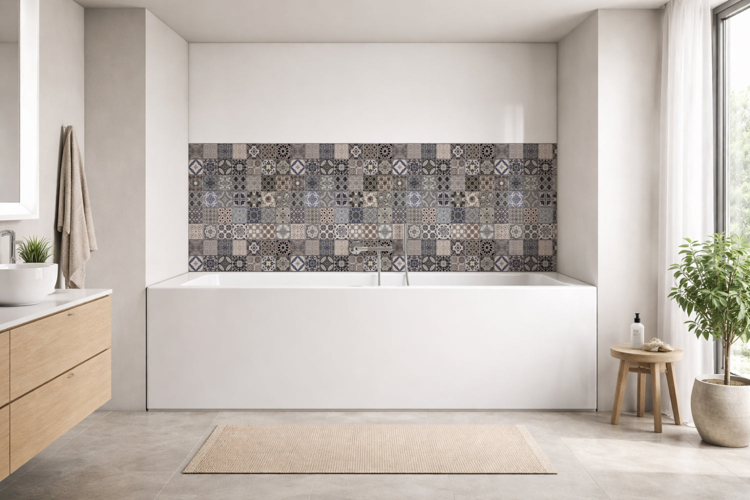 Badewannenverkleidung Patchwork