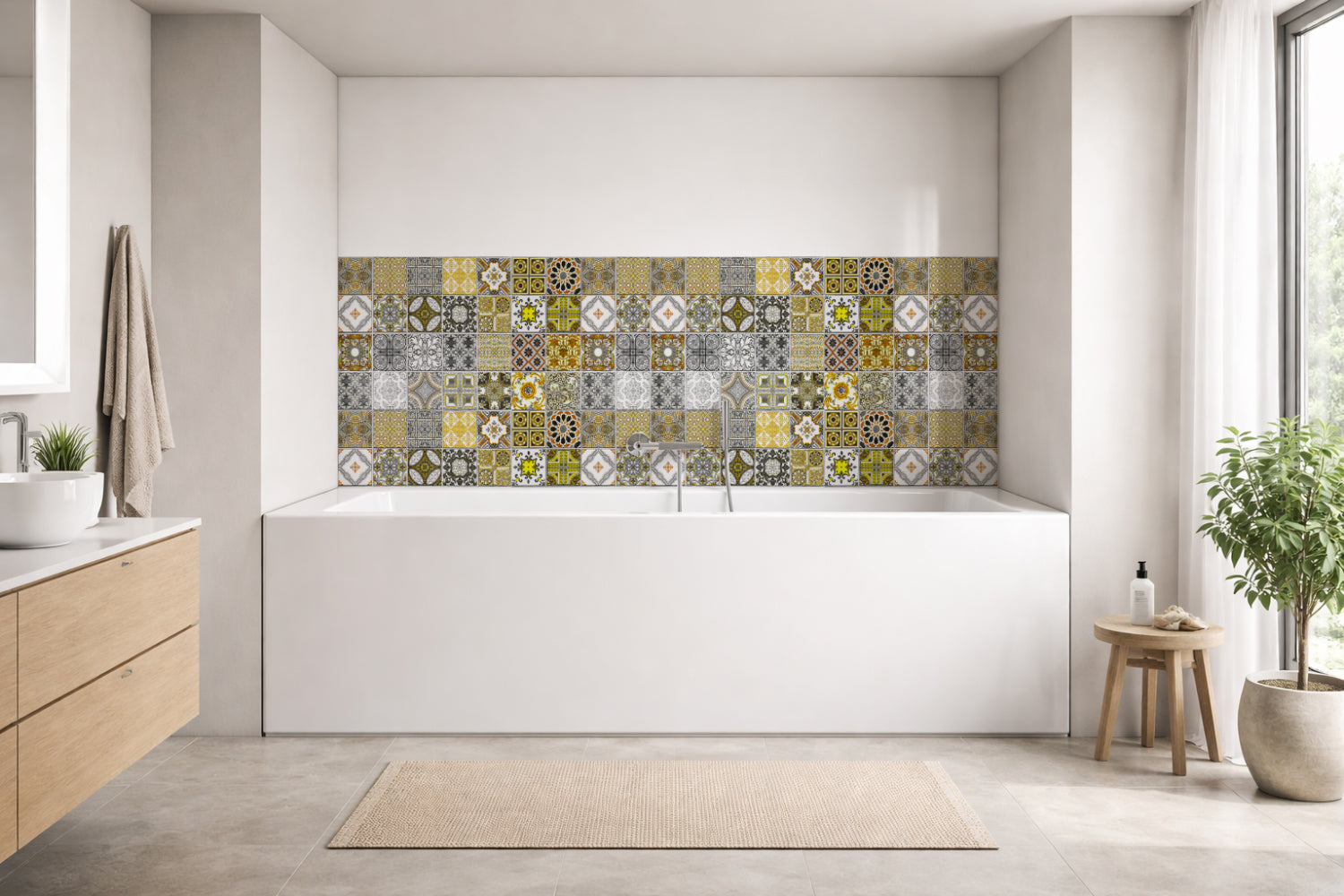 Badewannenverkleidung Patchwork