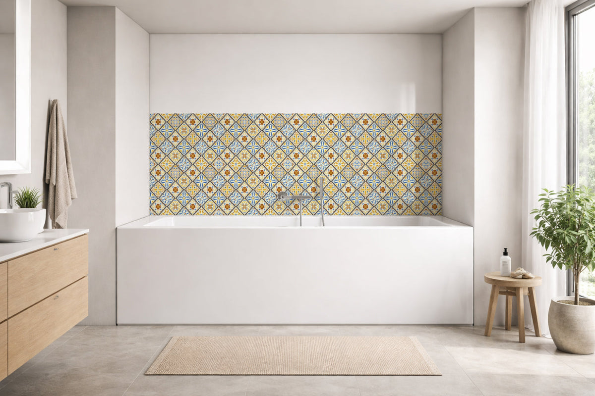 Badewannenverkleidung Patchwork