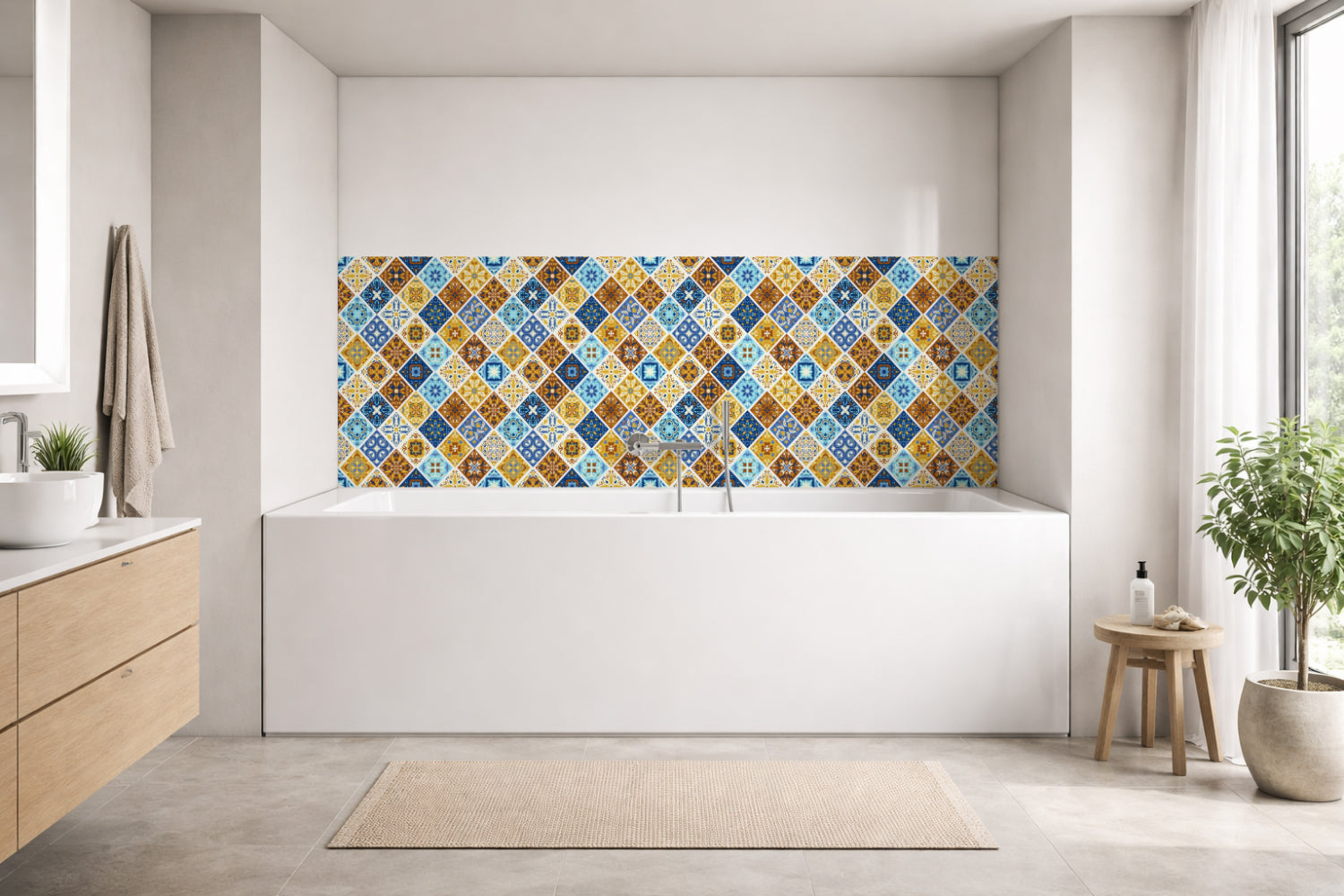 Badewannenverkleidung Patchwork