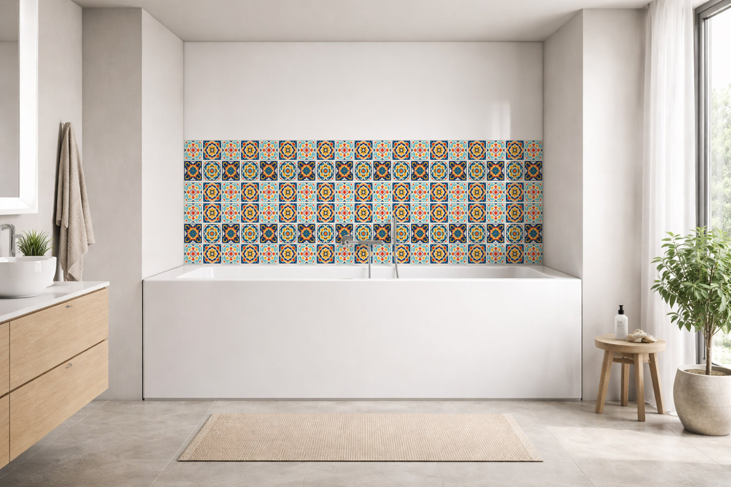 Badewannenverkleidung Patchwork