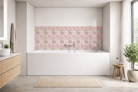 Badrückwand Patchwork