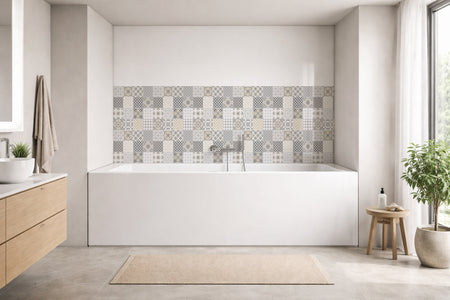 Badewannenverkleidung Patchwork