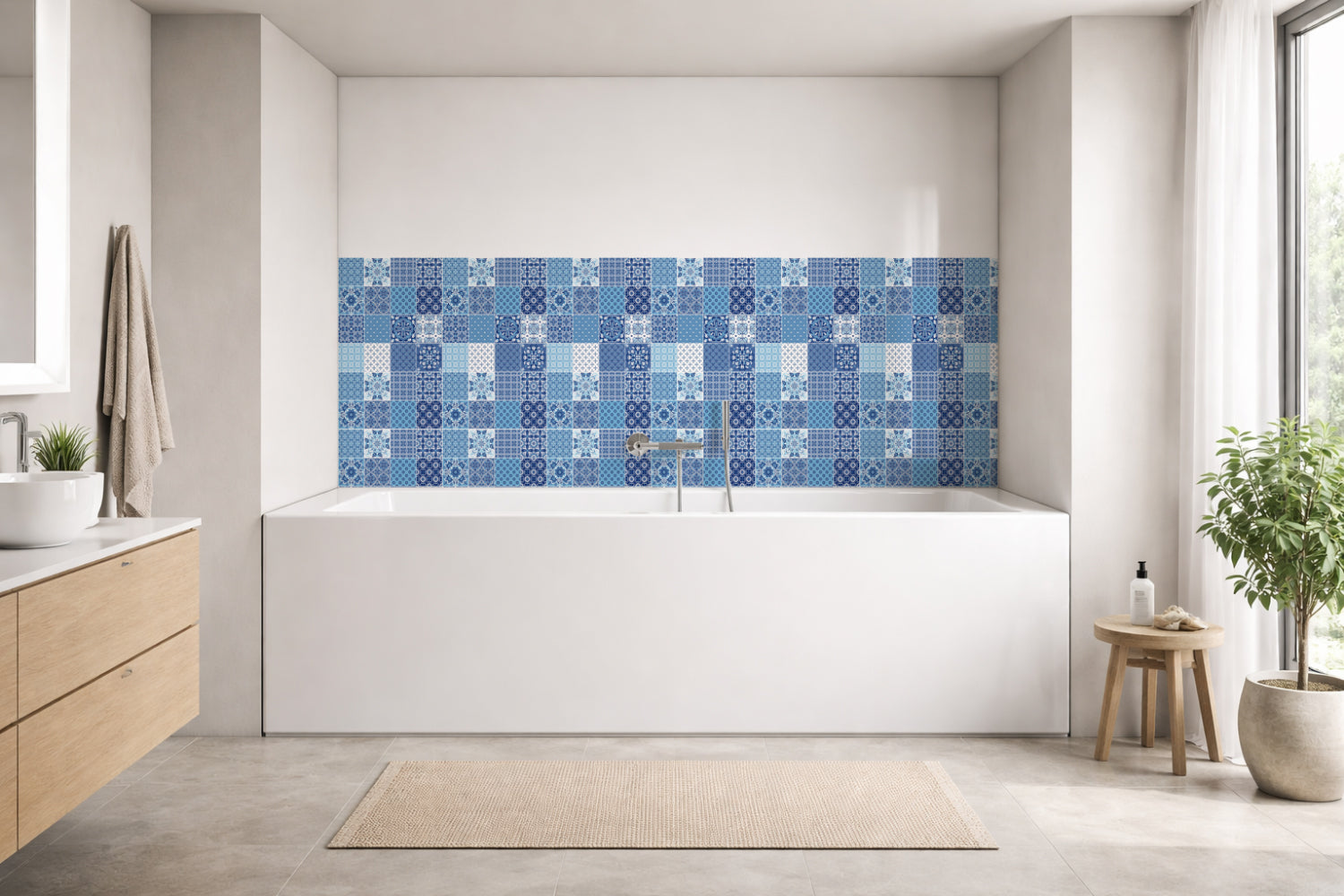 Badewannenverkleidung Patchwork
