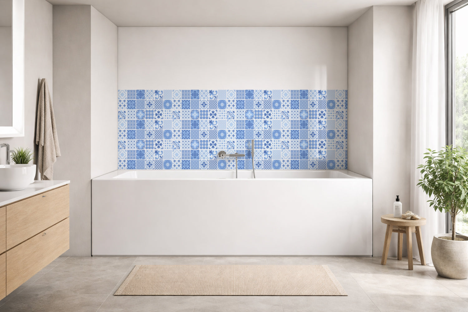 Badewannenverkleidung Patchwork