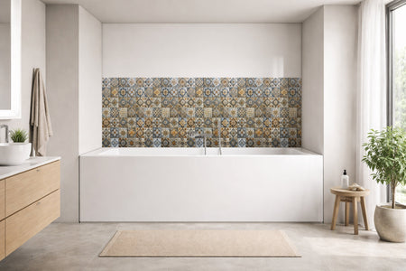 Badewannenverkleidung Patchwork