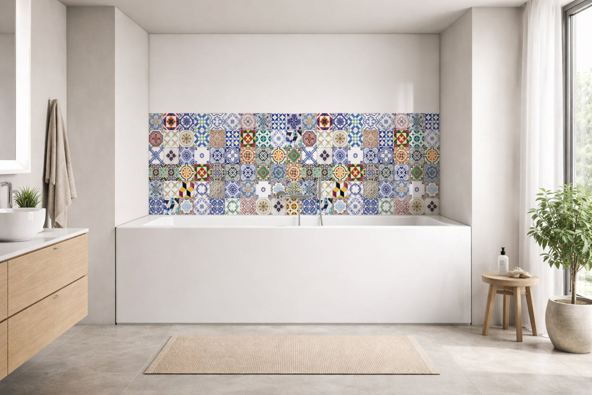 Badewannenverkleidung Patchwork