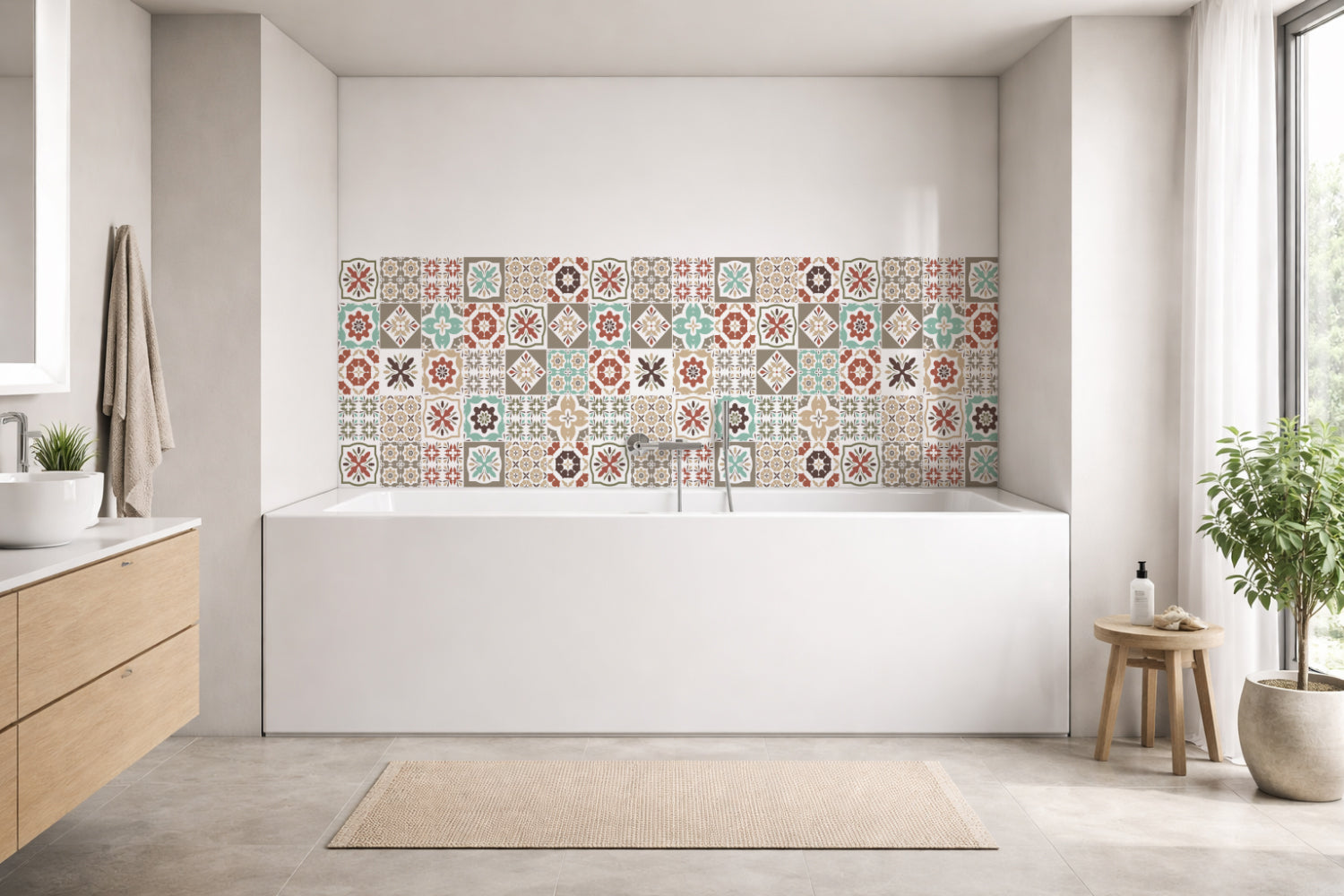 Badewannenverkleidung Patchwork