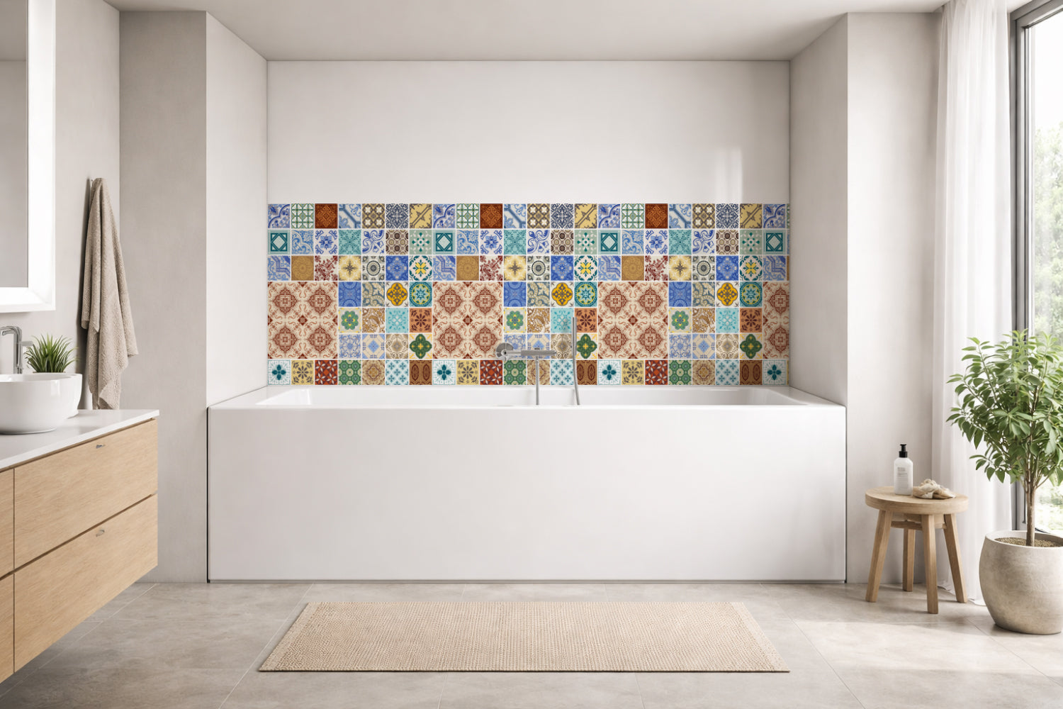 Badewannenverkleidung Patchwork