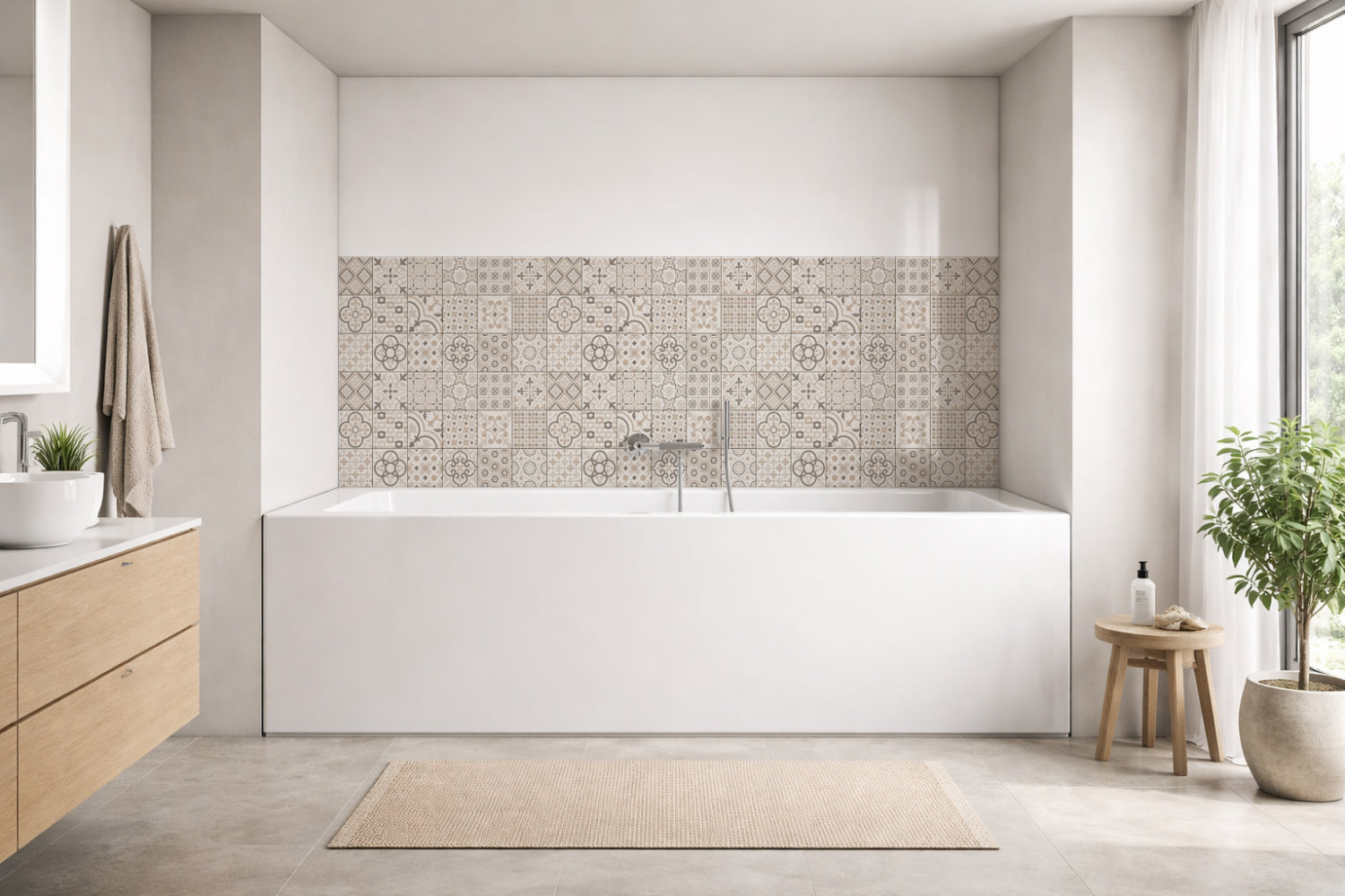 Badewannenverkleidung Patchwork
