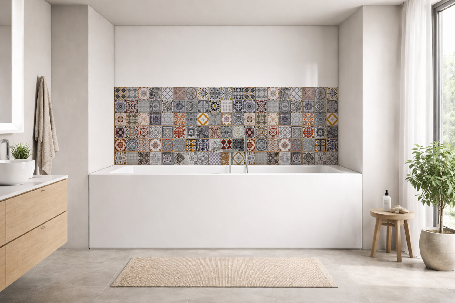Badewannenverkleidung Patchwork