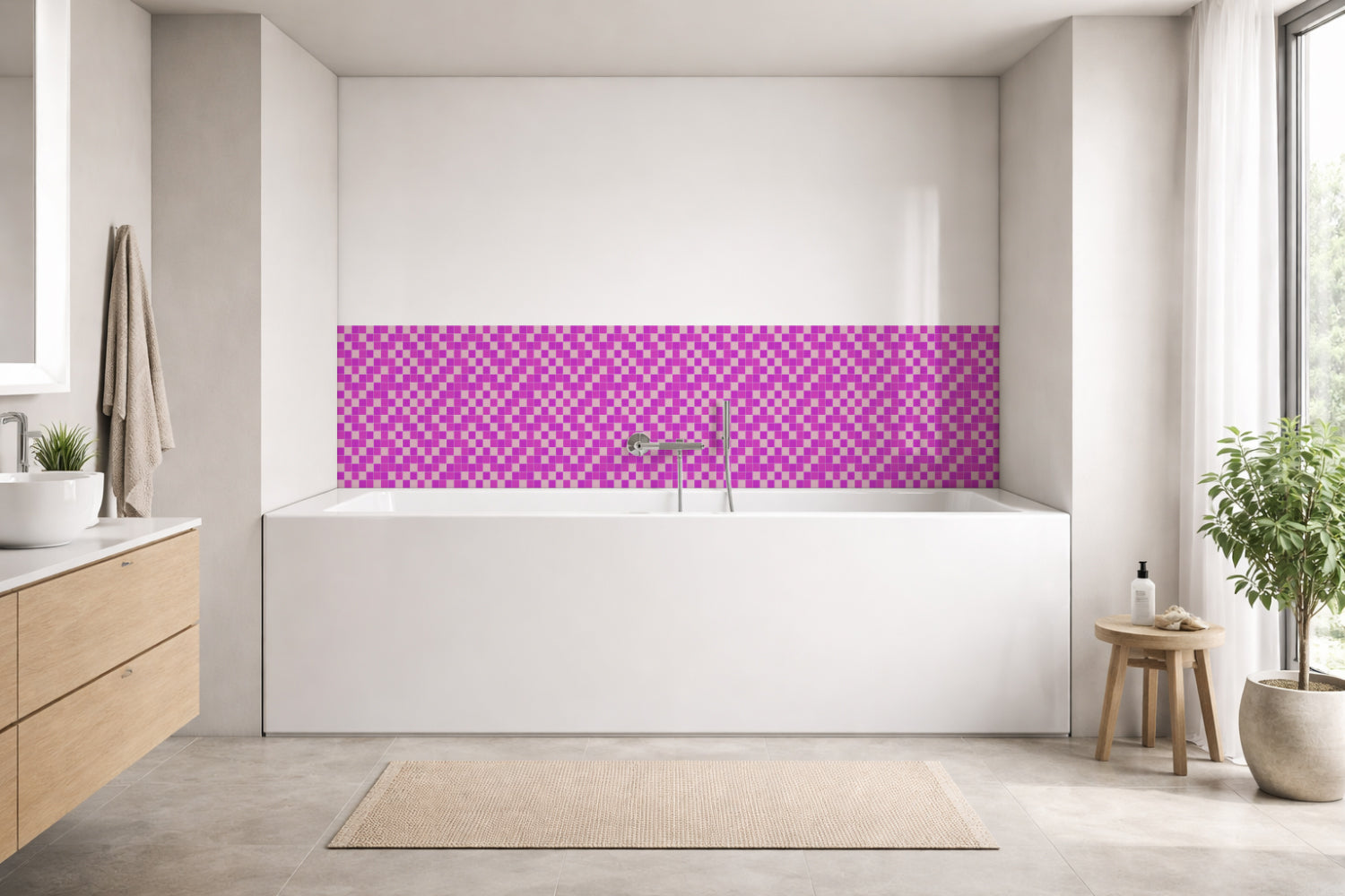 Badewannenverkleidung Fliesenoptik