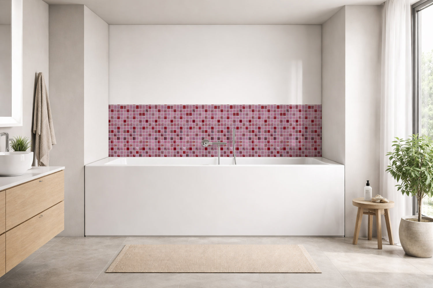 Badewannenverkleidung Fliesenoptik