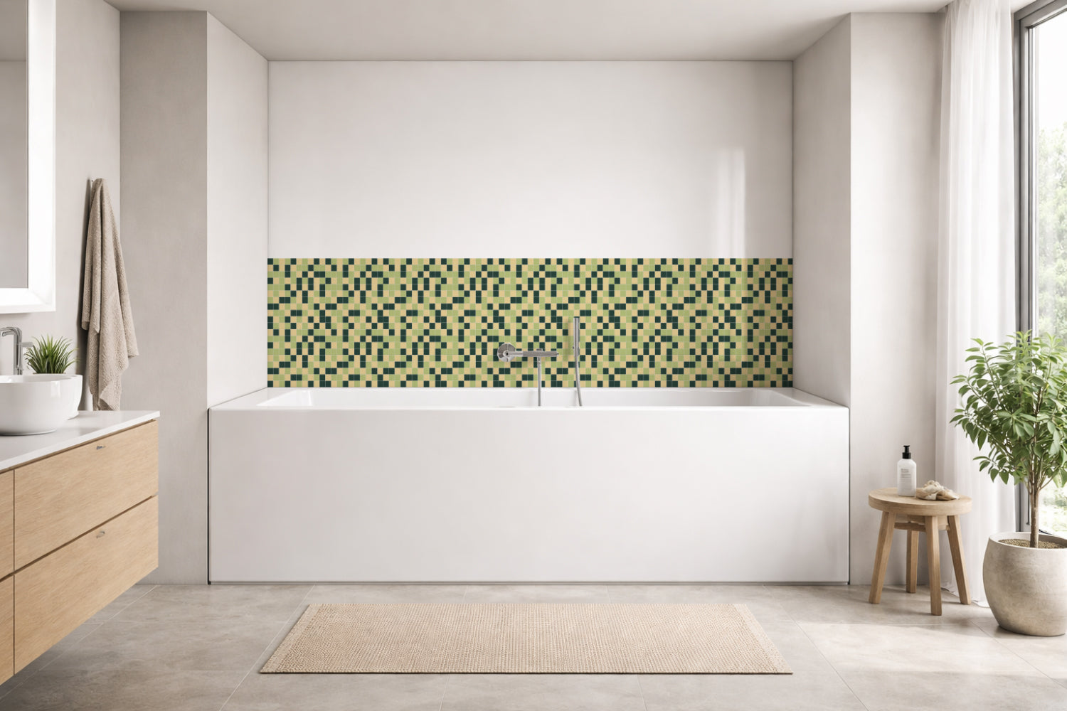 Badewannenverkleidung Fliesenoptik