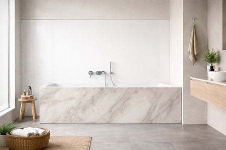 Badewannenverkleidung Marmoroptik