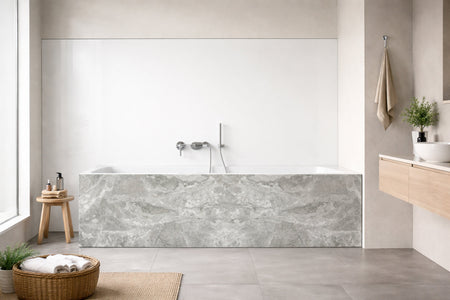 Badewannenverkleidung Marmoroptik