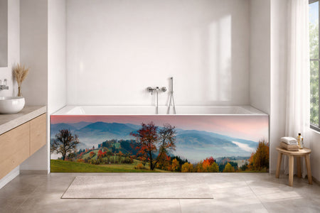 Badrückwand