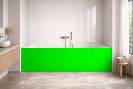 Badewannenverkleidung Einfarbig RAL 6038 Leuchtgrün