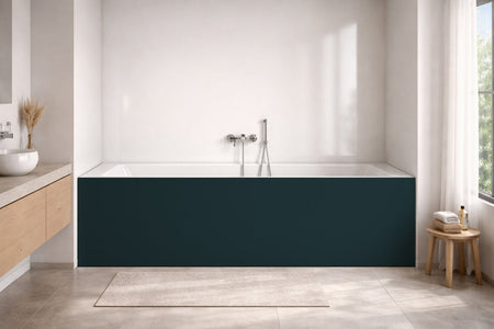 Badewannenverkleidung Einfarbig RAL 5001 Grünblau